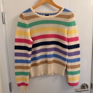GAP Multicolor Striped Women's Sweater
